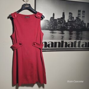 Bebe Classic Red Sleeveless Dress